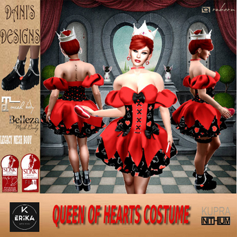 Second Life Marketplace - Queen of Hearts Costume